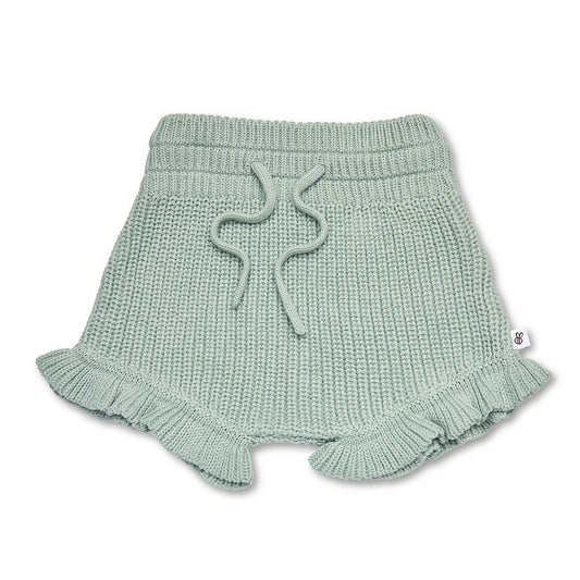Sage Knit Bloomers flatlay