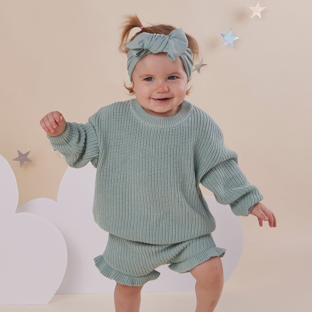 Sage Knit Bloomers