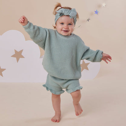 Sage Knit Bloomers
