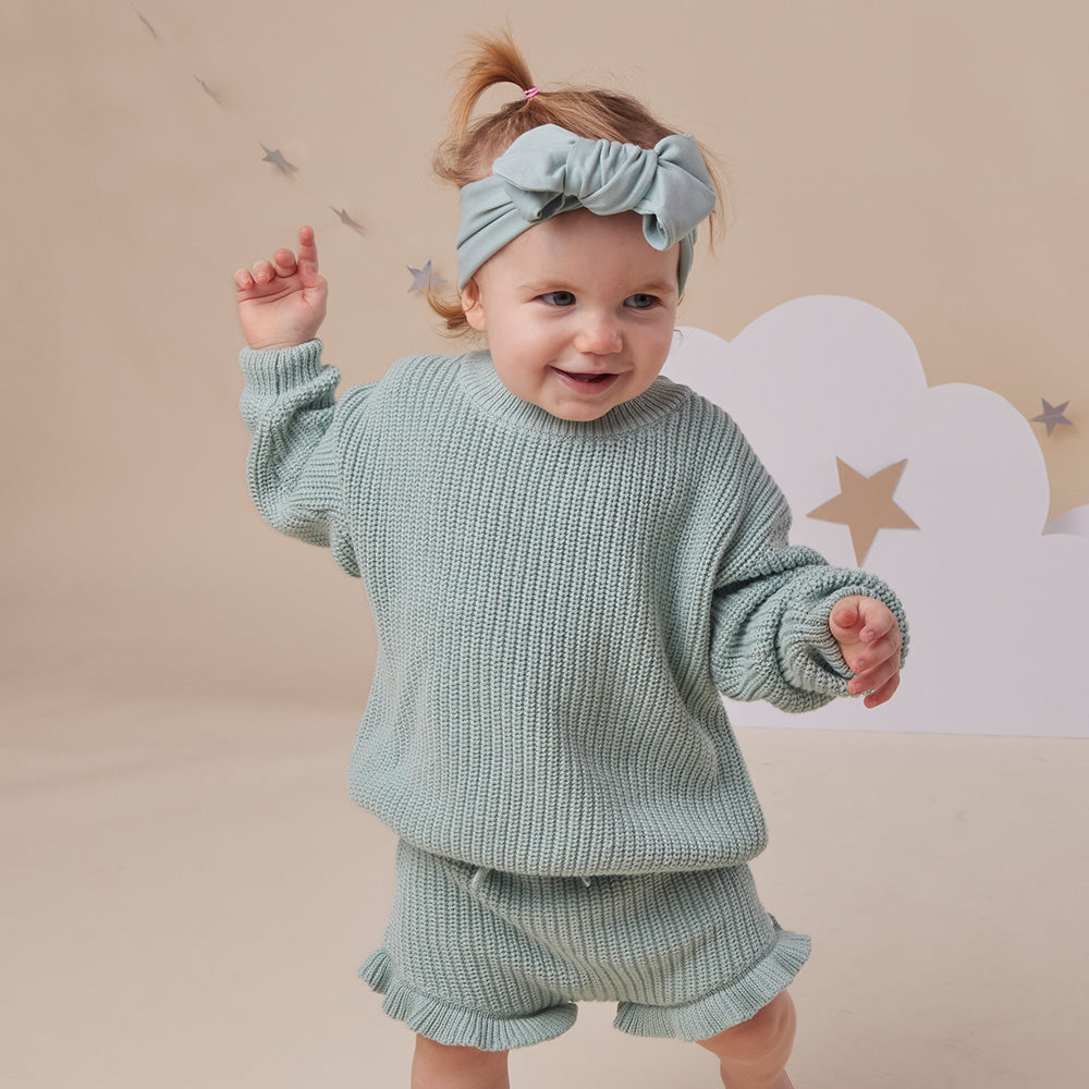 Sage Knit Bloomers
