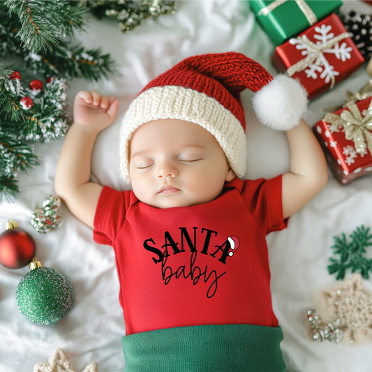 Santa Baby Red Onesie (Timber Tinkers)