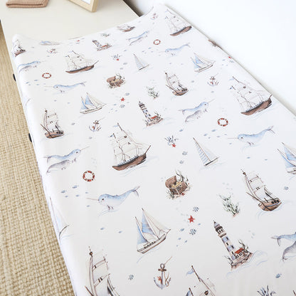 Set Sail Bassinet Sheet