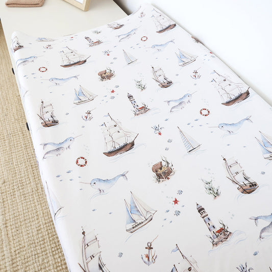 Set Sail Bassinet Sheet