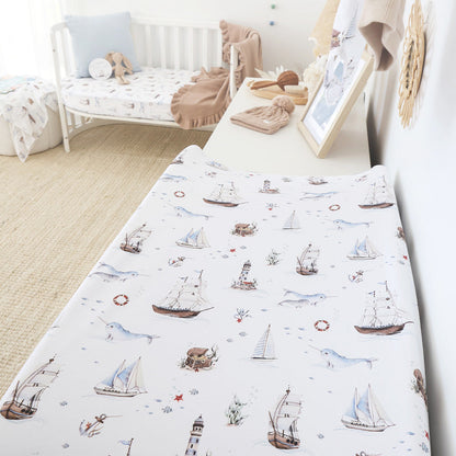 Set Sail Bassinet Sheet