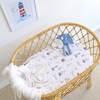 Set Sail Bassinet Sheet