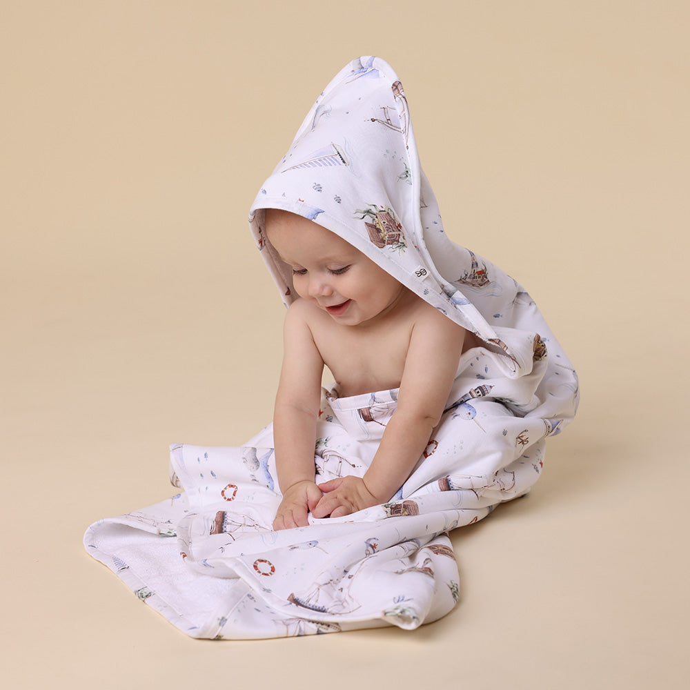 Set Sail Hooded Towel