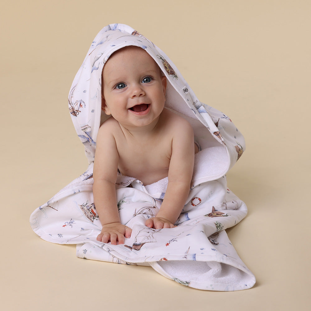 Set Sail Hooded Towel