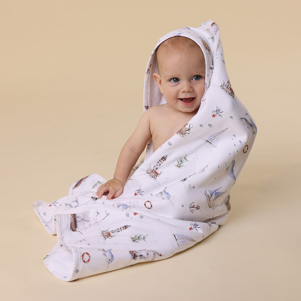 Set Sail Hooded Towel