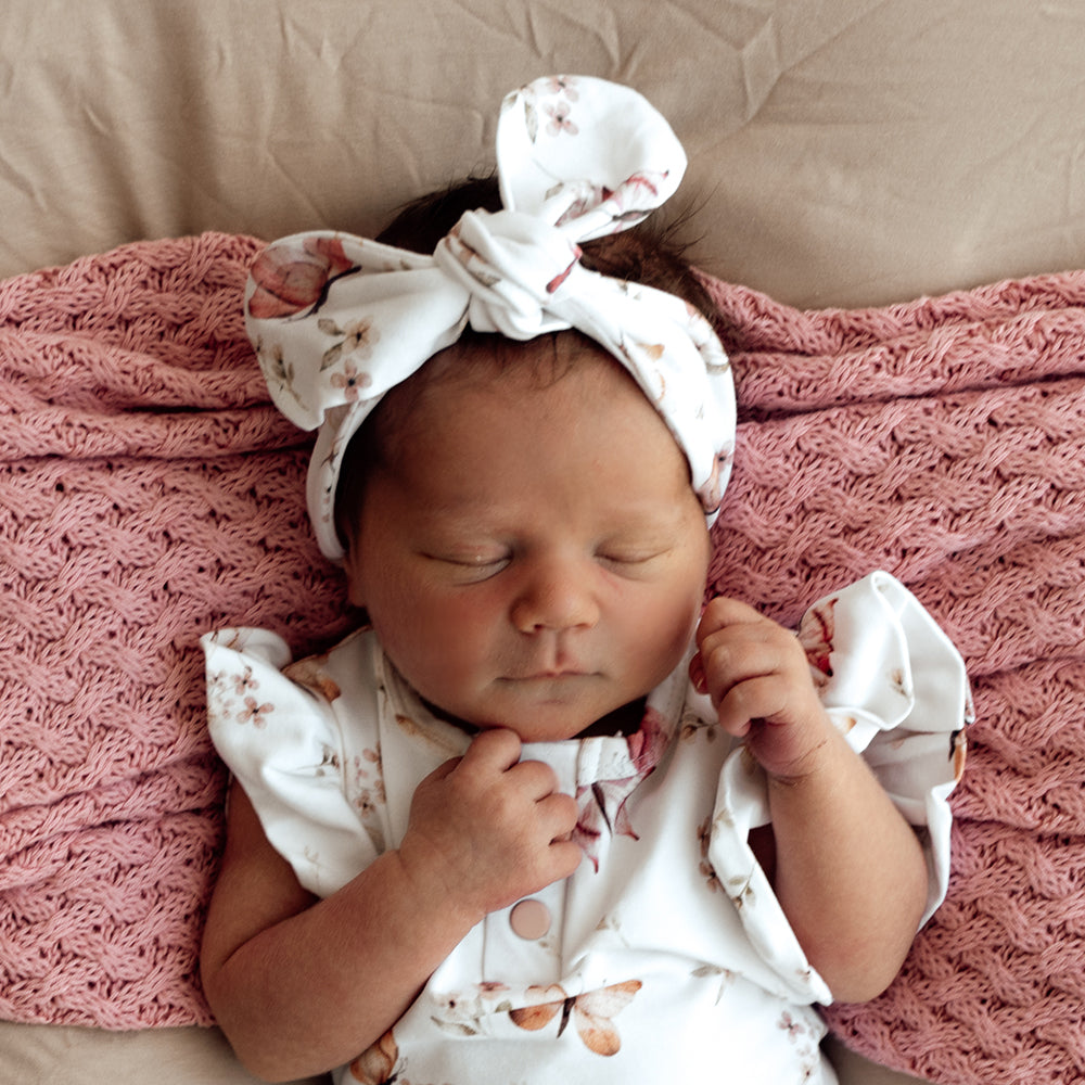 Snuggle Hunny Butterfly Organic Topknot