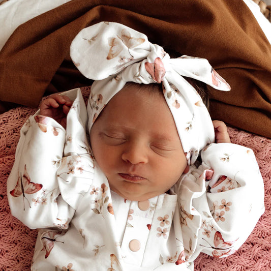 Snuggle Hunny - Butterfly Organic Topknot