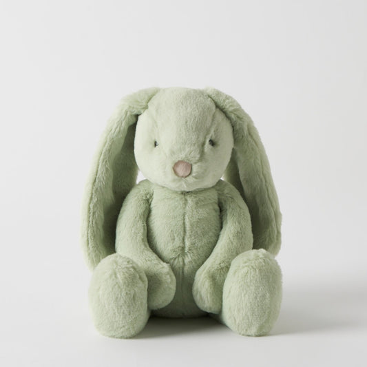 Jiggle & Giggle Soft Toy Bunny Pastel Mint Medium