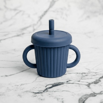 Stainless Steel & Silicone Straw Cup