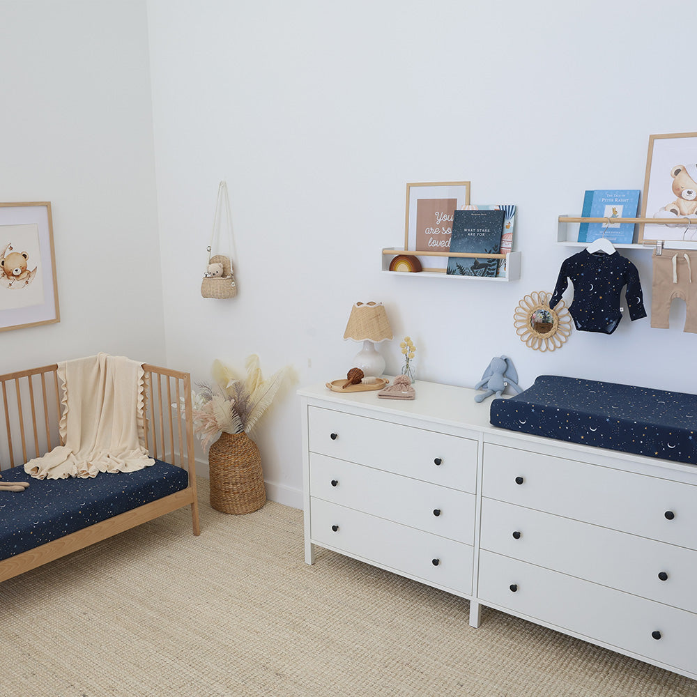 Starry Night Bassinet Sheet