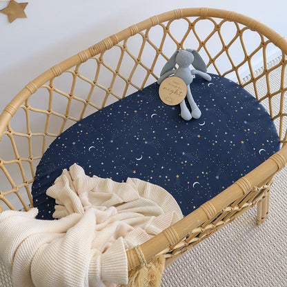 Starry Night Bassinet Sheet