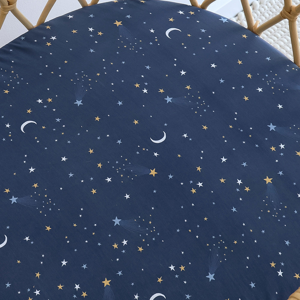 Starry Night Bassinet Sheet