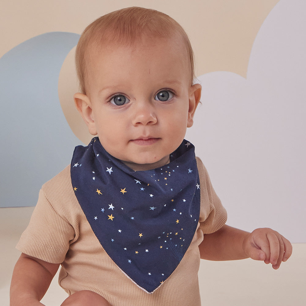 Starry Night Dribble Bib
