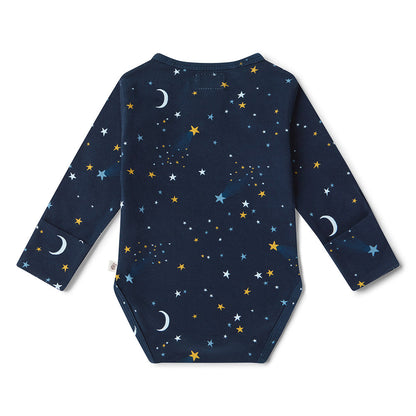 Starry Night LS Bodysuit flatlay back