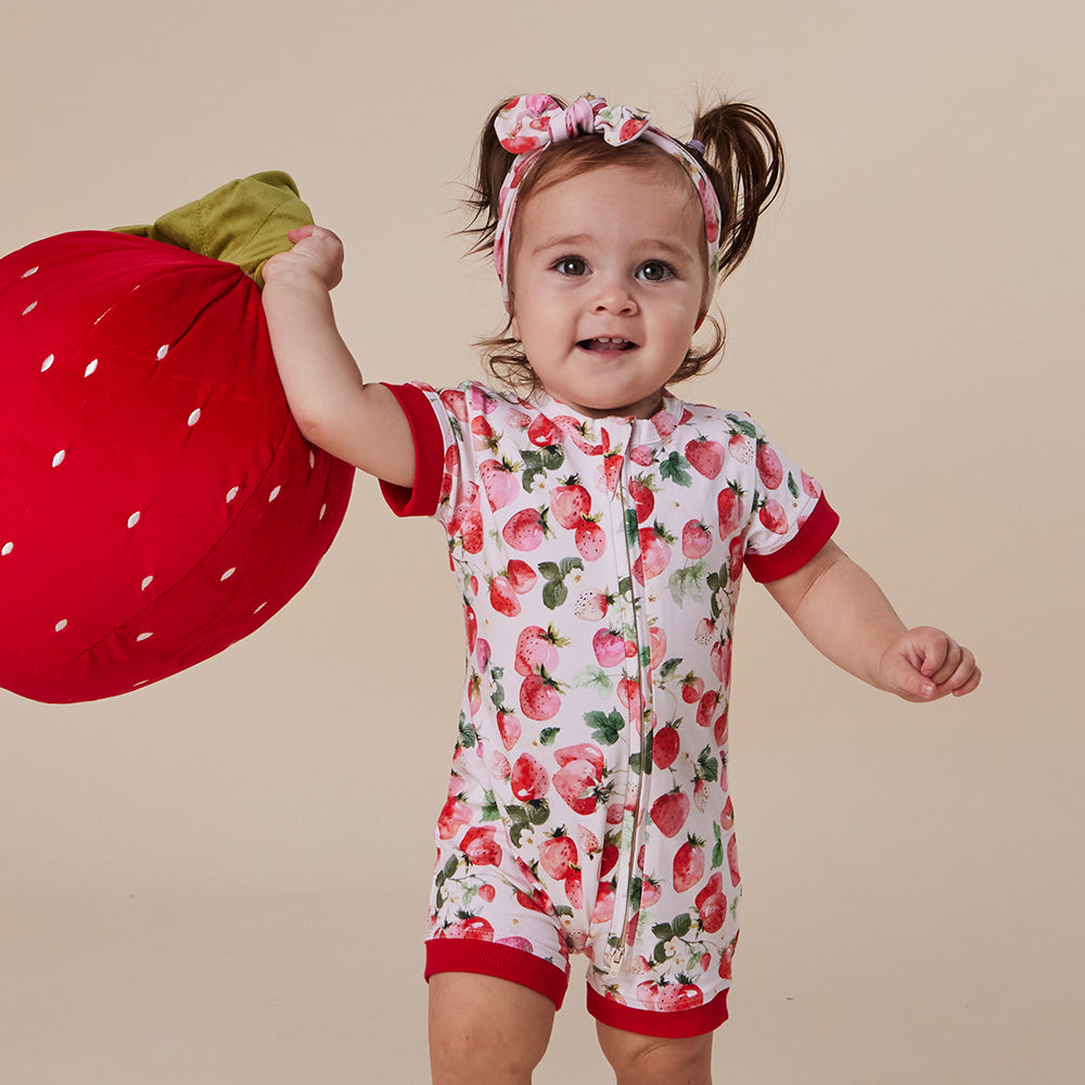 Strawberry Organic Snuggle Shortie