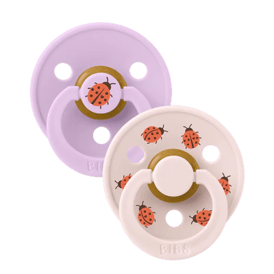 BIBS - Studio Dummies - Urban Garden Ladybug Violet Sky Mix