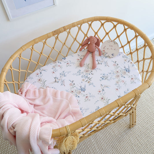 Sweet Swallows Bassinet Sheet