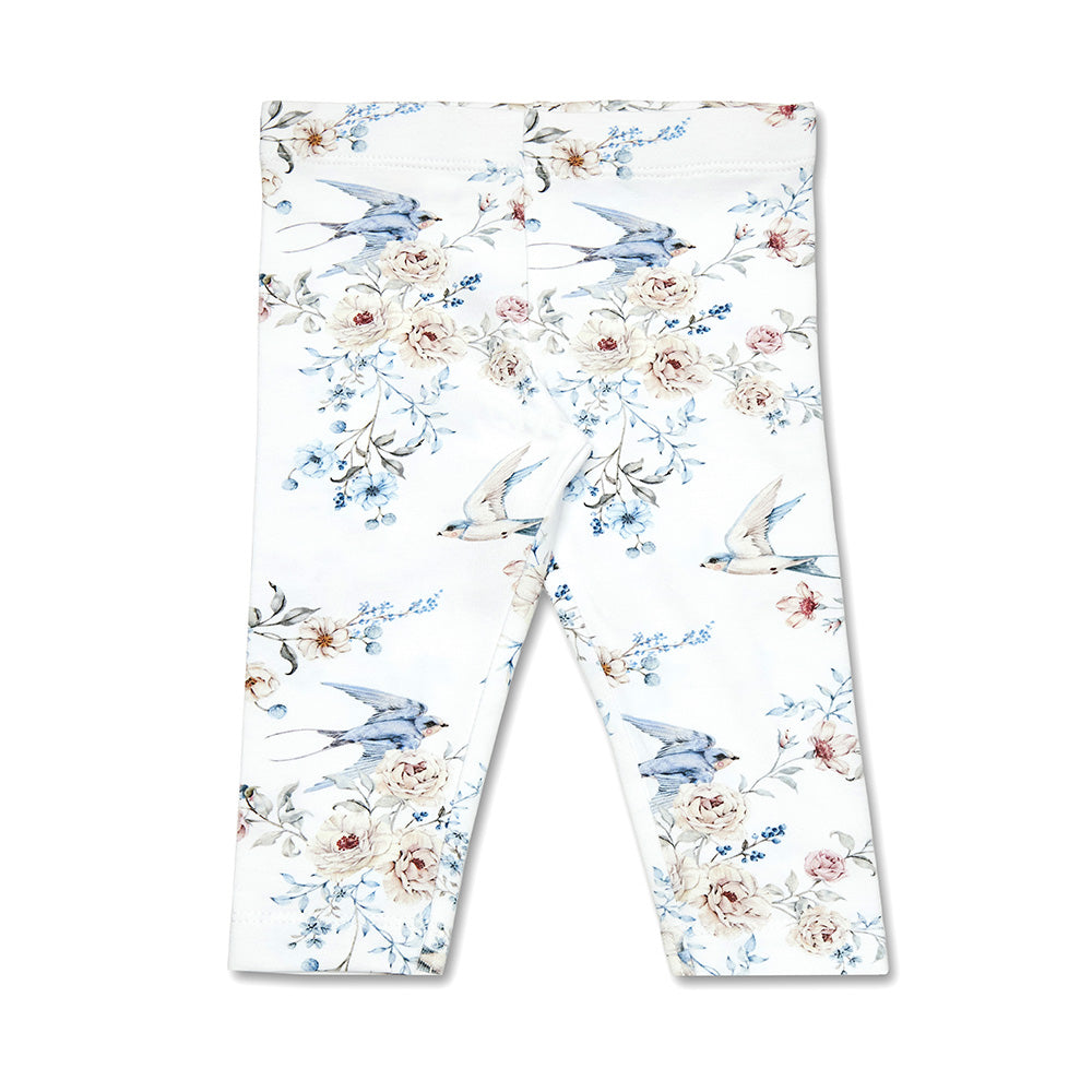 Snuggle Hunny Sweet Swallows Organic Leggings