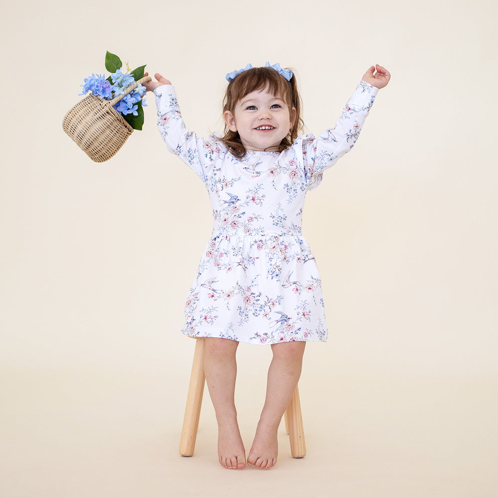Sweet Swallows L/S Dress