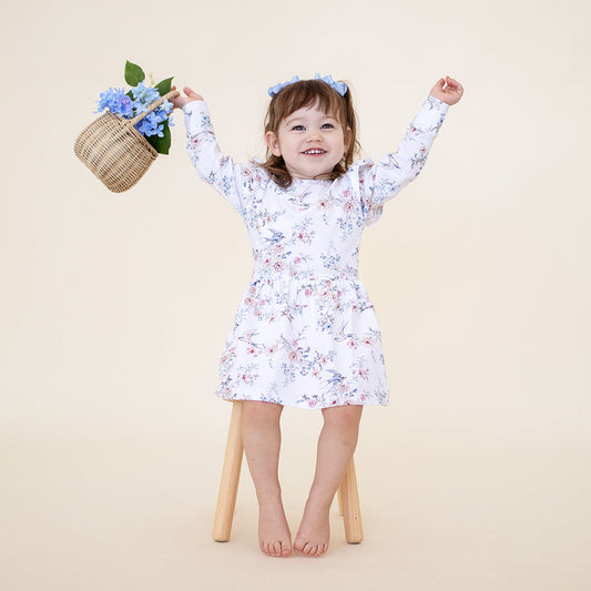 Sweet Swallows L/S Dress