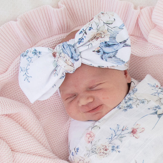 Sweet Swallows Oversized Bow