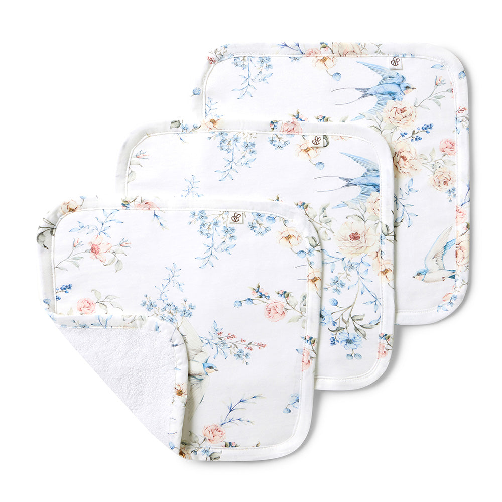 Sweet Swallows Wash Cloths