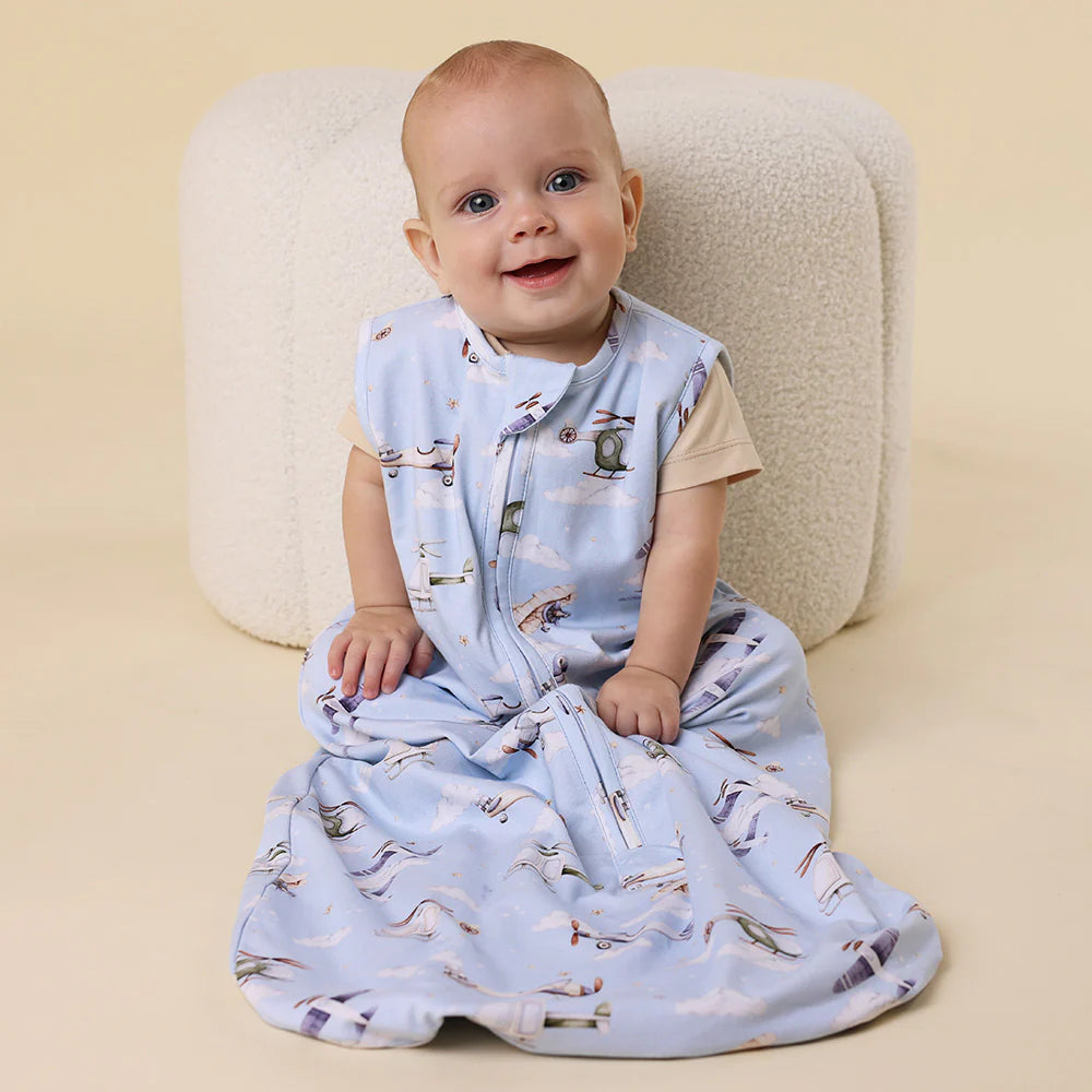 Snuggle Hunny - Taking Flight Organic Sleeping Bag 1.0 TOG