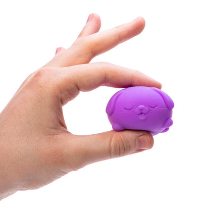 Purple Teenie NeeDoh Funky Pup squishy dog fidget toy