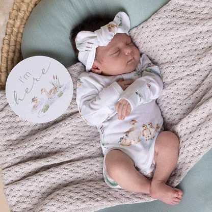 Snuggle Hunny - Duck Pond Organic Topknot