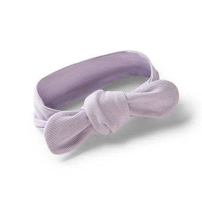 Snuggle Hunny - Lavender Ribbed Organic Topknot