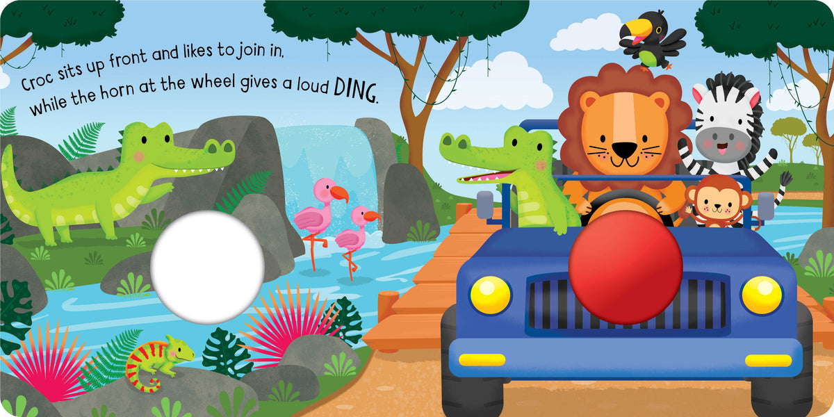 Beep Beep Safari squeaker detail