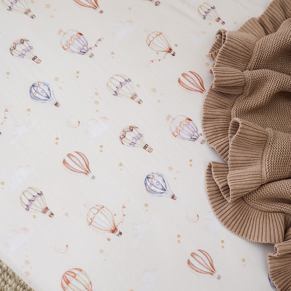 Up & Away Cot Sheet