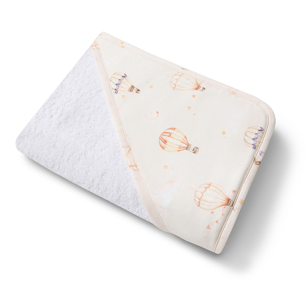 Up & Away Hooded Towel flatlay