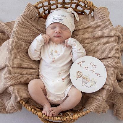 Snuggle Hunny Up & Away & Pebble Reversible Milestone Cards