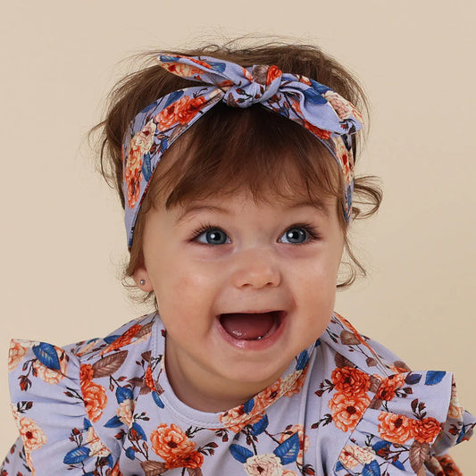 Snuggle Hunny - Vintage Blossom Organic Topknot