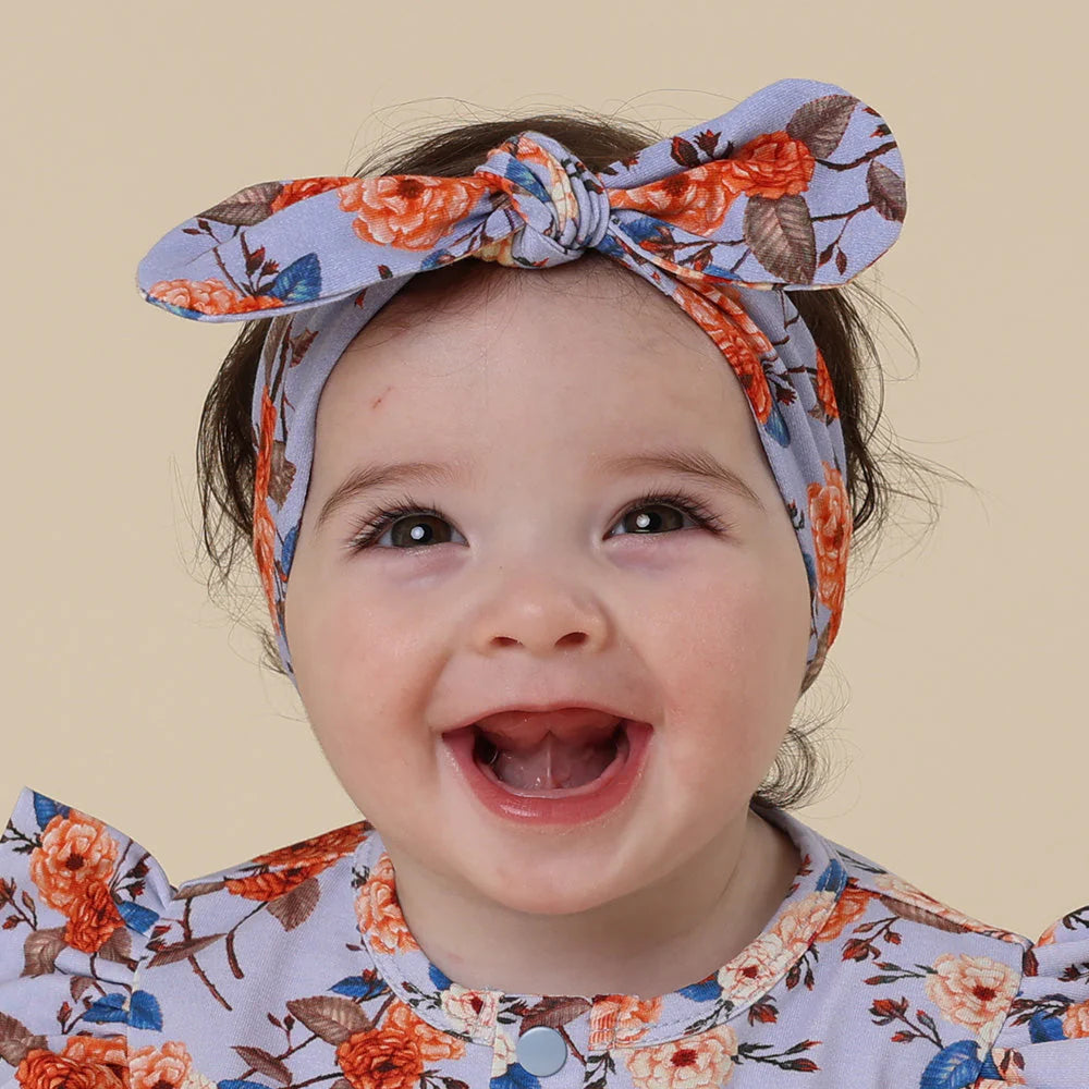 Snuggle Hunny - Vintage Blossom Organic Topknot