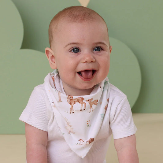 Snuggle Hunny - Woodland Tales Organic Dribble Bib