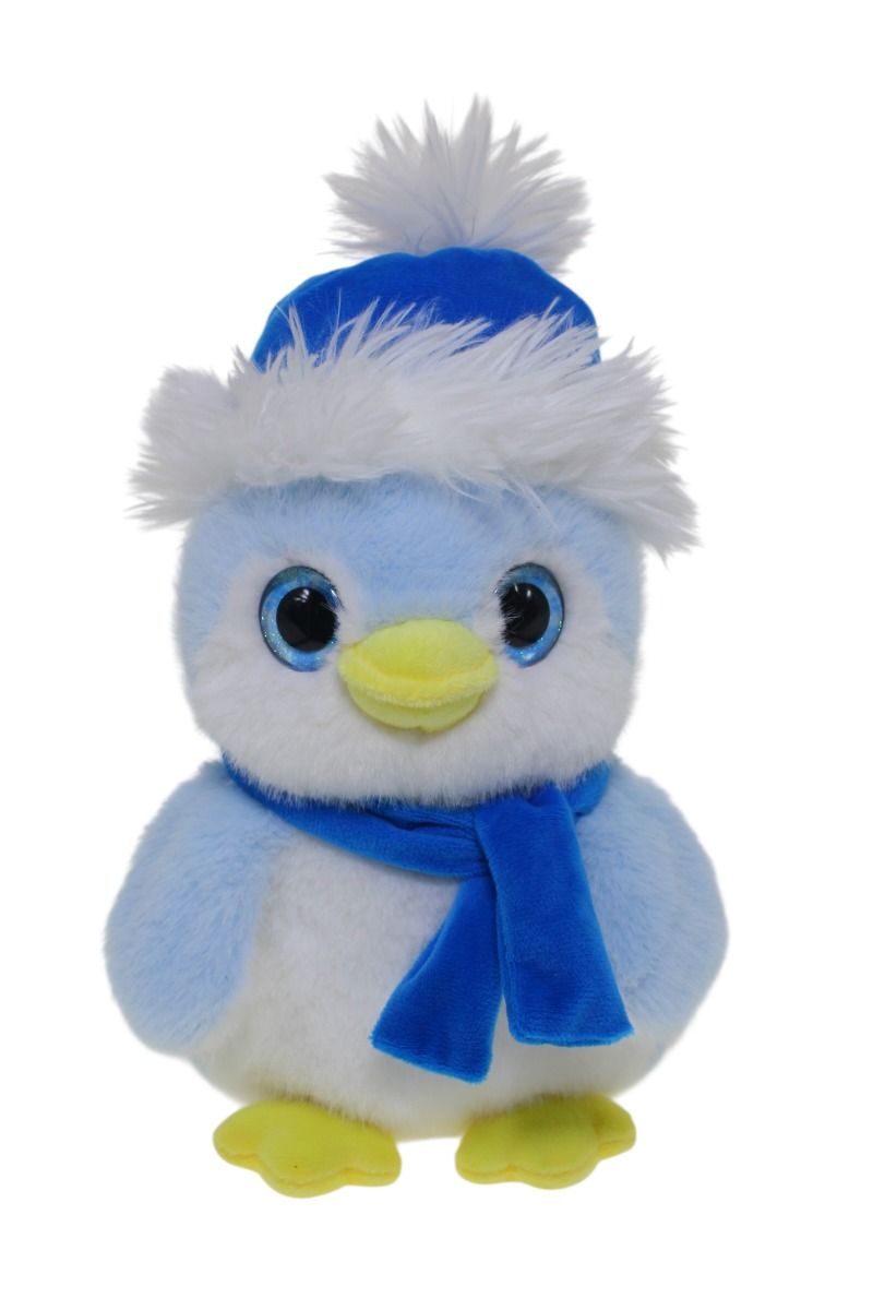 Blue Penguin Santa Hat